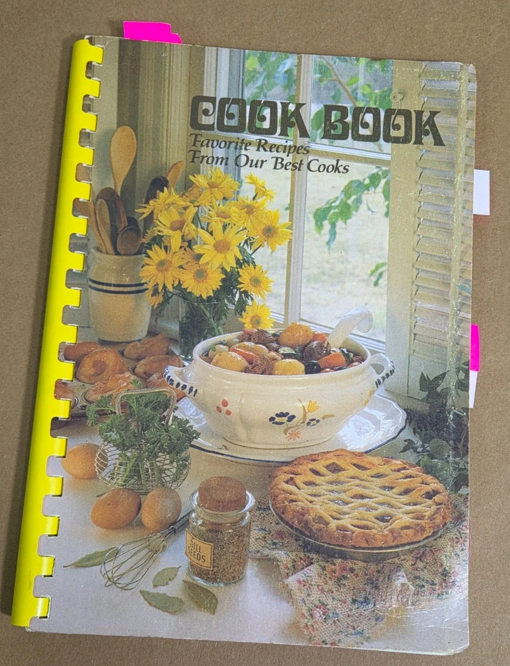 Vintage 1986 Favorite Recipes Cookbook Eagle Lake, TX White Cloud Baptist Church